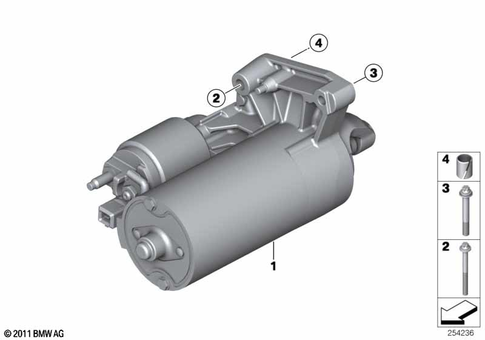 Starter for 2014 BMW 528i #0