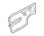 96466000 - Body: Water Deflector for Chevrolet: Aveo, Aveo5 | Pontiac: G3 Image image