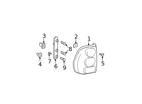 Lighting - Exterior for 2008 Chevrolet Trailblazer #1