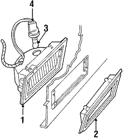 Corner Lamps for 1986 Ford LTD #0