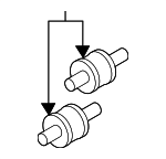 PX2813363 - Cooling System: Rear Bracket Rubber Mount for Mazda: CX-70, CX-90 Image