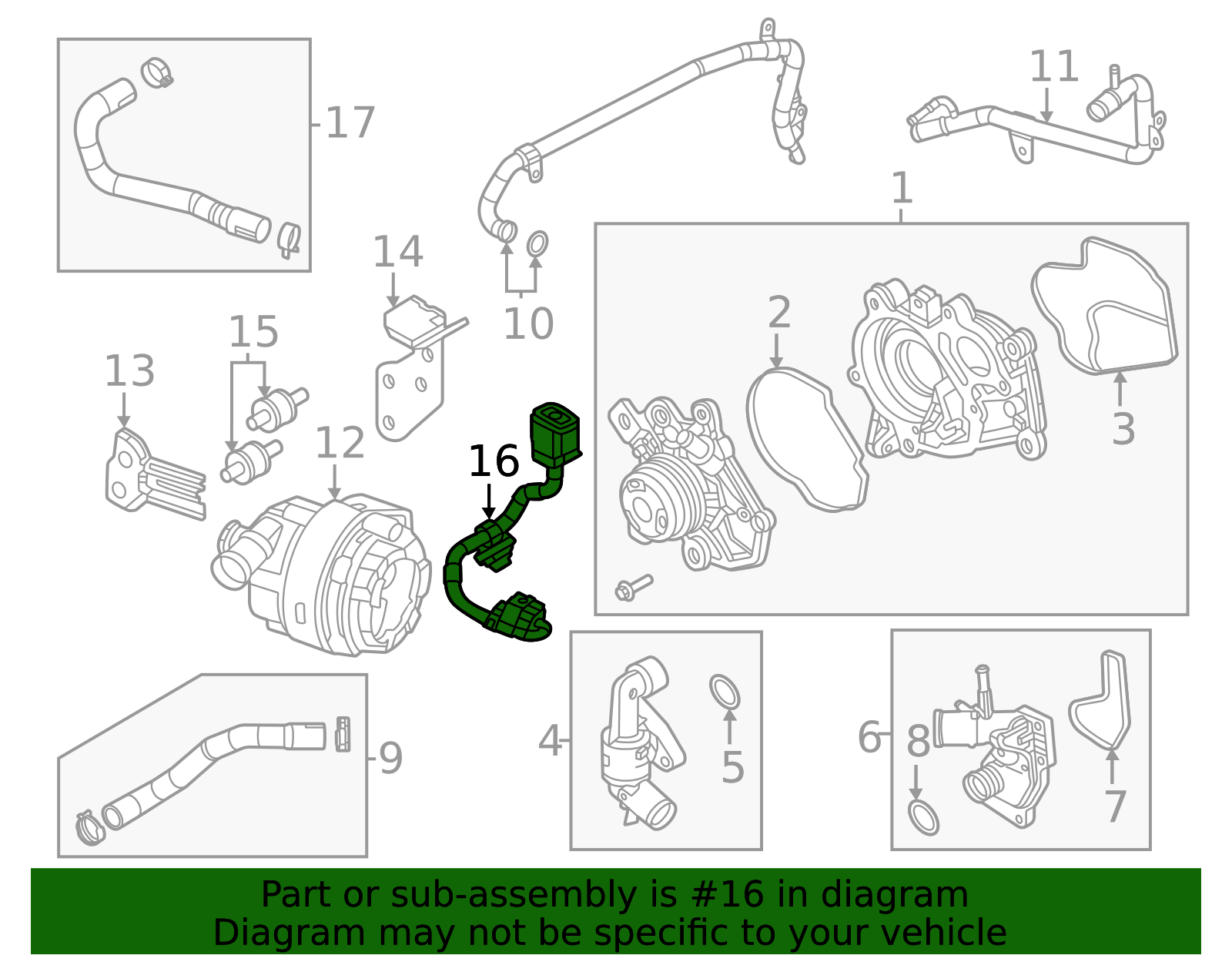 PX28-15-76XA - Engine Water Pump Connector - 2024-2025 Mazda