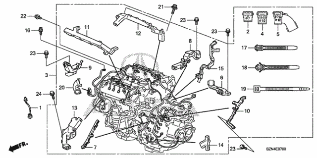 Engine Wire Harness for 2010 Acura ZDX #0