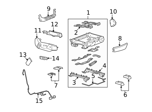 Tracks & Components for 2008 Cadillac CTS #3