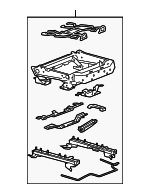 25922433 - Body: Seat Frame for Cadillac: CTS Image