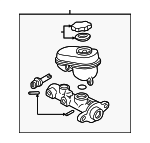 18060787 - Body: Master Cylinder for Chevrolet: Classic, Malibu | Oldsmobile: Alero | Pontiac: Grand Am Image