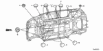 91601TK4A01 - Interior/Bumper: PLUG, BLIND (25MM) for Honda Image