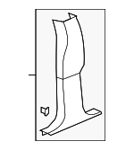 Lower Center Pillar Trim