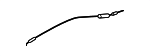 5745A430 - Body: Lock Cable for Mitsubishi: Outlander, Outlander PHEV Image