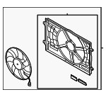 5Q0121203DE - Cooling System: Fan Assembly for Audi Image
