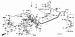 46379S2AA60 - Chassis: PIPE Z, BRAKE for Honda Image