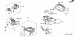 77631S5AA01 - Interior/Bumper: BUSH, OUTLET for Honda Image