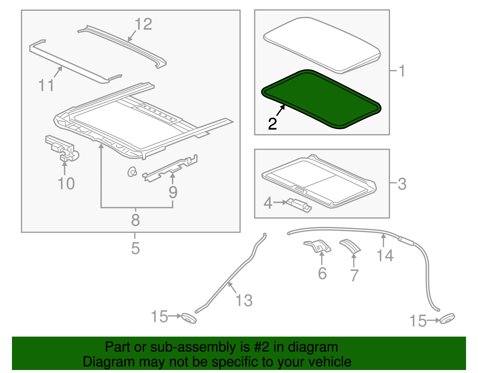 Genuine Nissan Sunroof Weatherstrip For S14 240SX Silvia – 91246-65F10, NEW