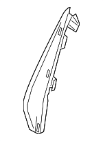 3G8837152C - : Belt Molding Bracket for Volkswagen Image