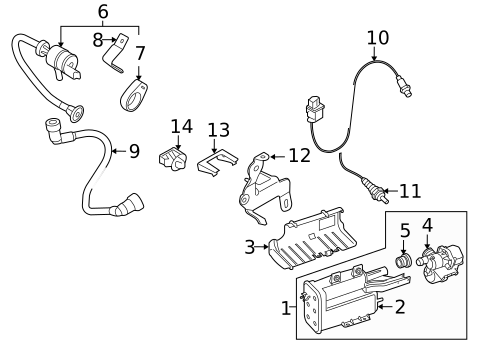 Emission Components for 2013 Mini Cooper #0