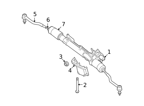 Steering Gear & Linkage for 2010 Nissan Maxima #0