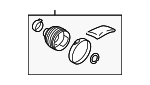 44370E040 - Driveline &amp; Axles: Cv Joint Boot Kit for Toyota Image