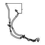 4441035770 - Steering: Hose &amp; Tube Assembly for Toyota: FJ Cruiser Image
