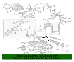 23154698 - Air Conditioning Evaporator Temperature Sensor 2014-2019 GM ...
