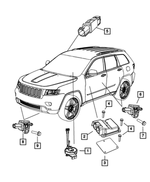 68309533AA - : Occupant Restraint Module for Mopar Image
