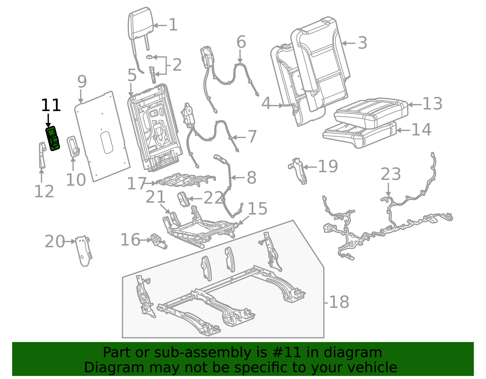 GM OEM Latch 23417257 – Genuine New Part, 1 Piece