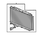 19010RRH901 - : Radiator Assembly for Honda: Civic Image