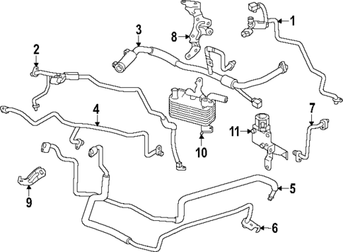 Rear AC Lines for 2025 Mitsubishi Outlander PHEV #0