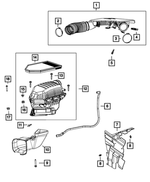 6504942AA - Fuel and Accelerator Pedal: Push Pin for Mopar Image
