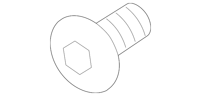 Door Check Screw - Porsche (WHT-002-109)