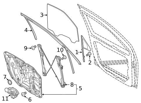 Front Door for 2017 Porsche Cayenne #3