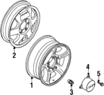 8972076860 - : Wheel, Alloy for Isuzu Image