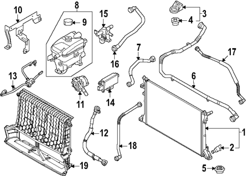Radiator & Components for 2025 Kia EV9 #0