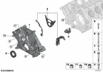 11148483795 - Engine: Timing Case Cover, Bottom for BMW Image
