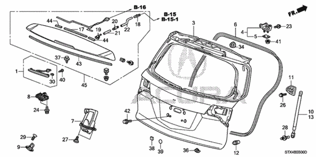 Tailgate for 2008 Acura MDX #0
