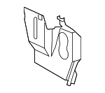 1K1820897 - HVAC: Heat Shield for Volkswagen: Golf, Golf R, GTI, R32, Rabbit Image