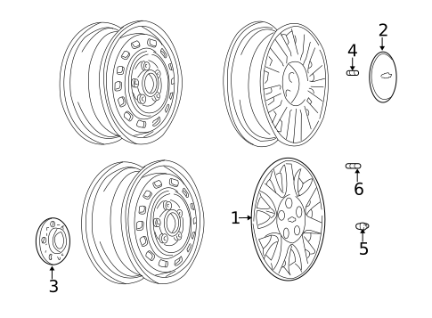 Wheel Covers & Trim for 2001 Chevrolet Impala #0