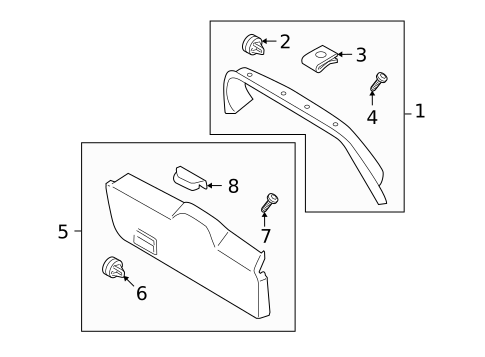 Interior Trim for 2008 Volvo XC70 #0
