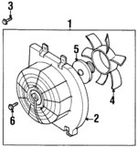 8971432580 - : Fan Blade for Honda: Passport Image