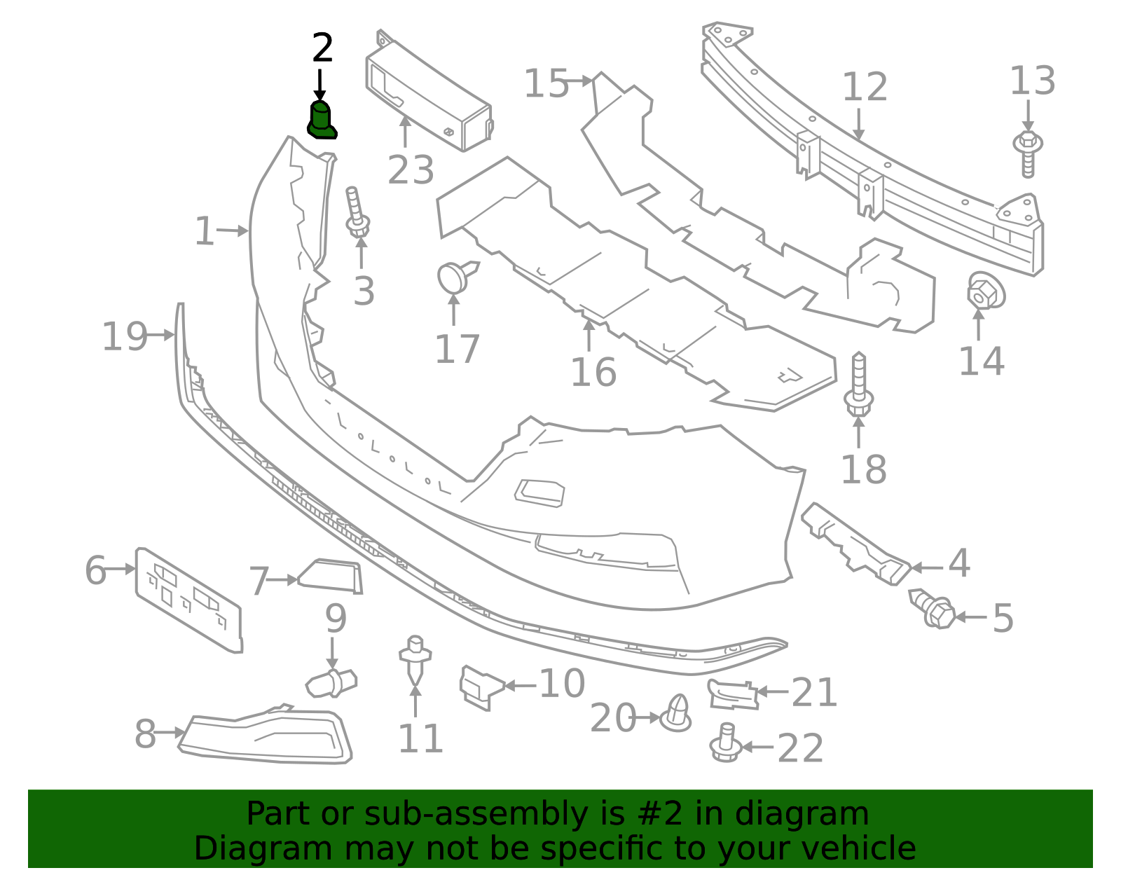 2008-2026 Nissan Bumper Cover Bracket 62224-JG000 | OEM Parts Online