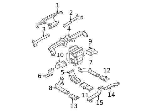 Ducts for 2007 Nissan Murano #0
