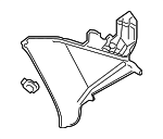 8W5867288CXTY - Body: Quarter Glass Trim for Audi: A4, A4 Quattro, S4 Image