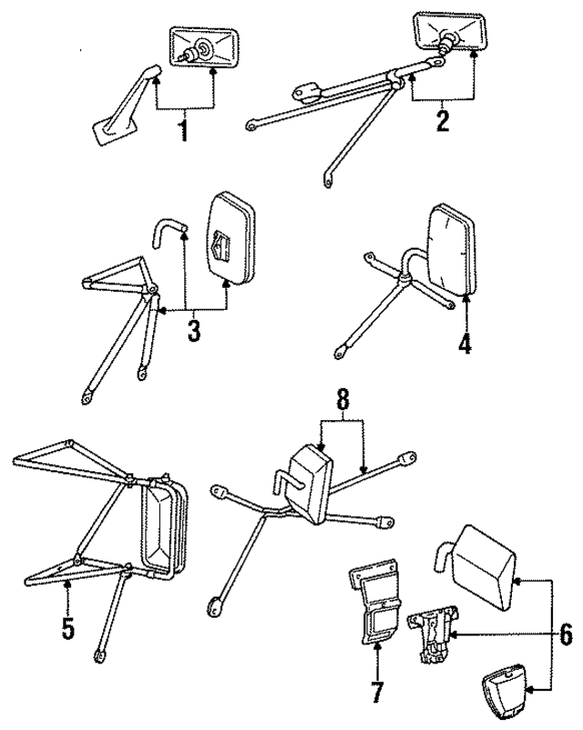 55074928 - Body: Glass Inner Reinforced for Mopar Image