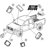56043706AF - Electrical: Occupant Restraint Module for Mopar Image