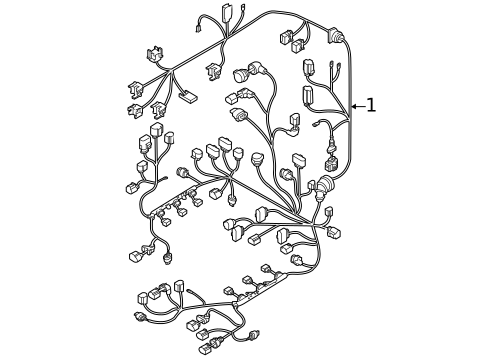 Wiring Harness for 2012 Audi A7 Quattro #0