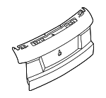 LR075132 - : Trunk Lid for Land-Rover Image