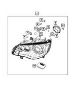 5103363AA - : Headlamp Vent Tube for Mopar Image