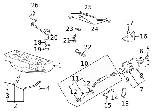 Switches, Solenoids & Actuators for 2004 Cadillac DeVille #0