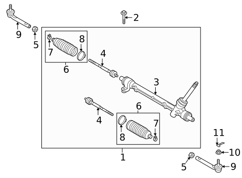 Steering Gear & Linkage for 2021 Mazda CX-3 #0