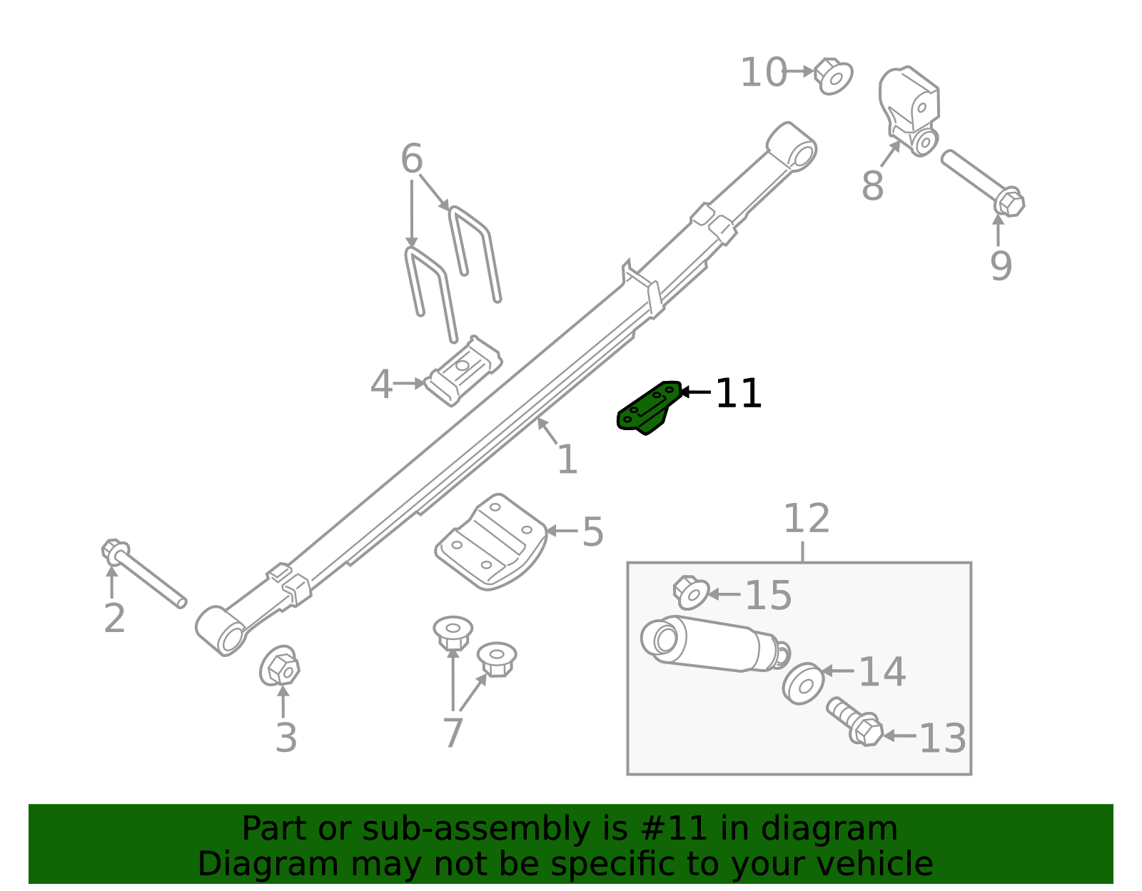 55240-1PA0C - Bumper - 2012-2021 Nissan | Nissan OEM Parts Direct