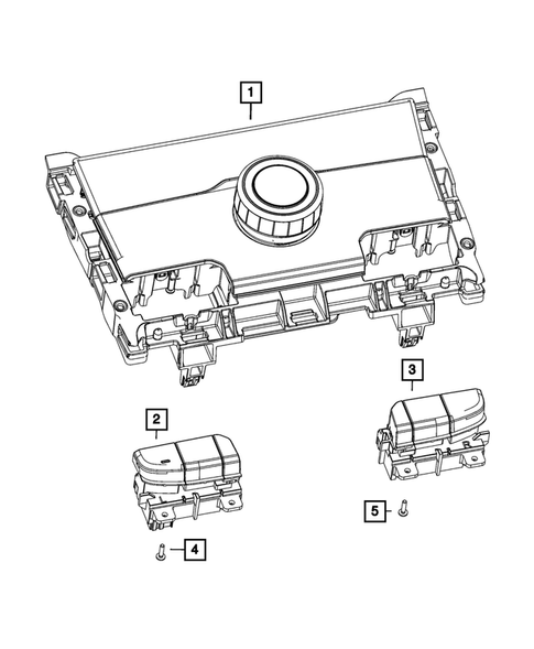 Gearshift Controls and Related Parts for 2021 Jeep Grand Cherokee L #6